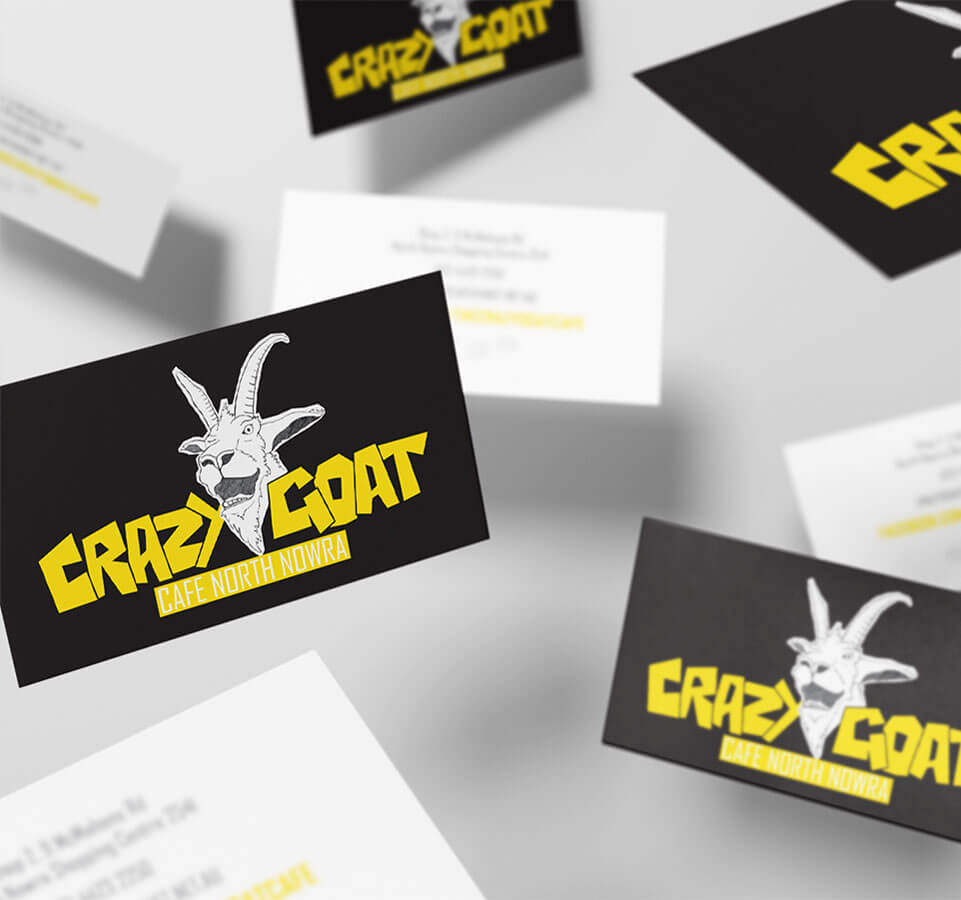 Crazy Goat Business Cards